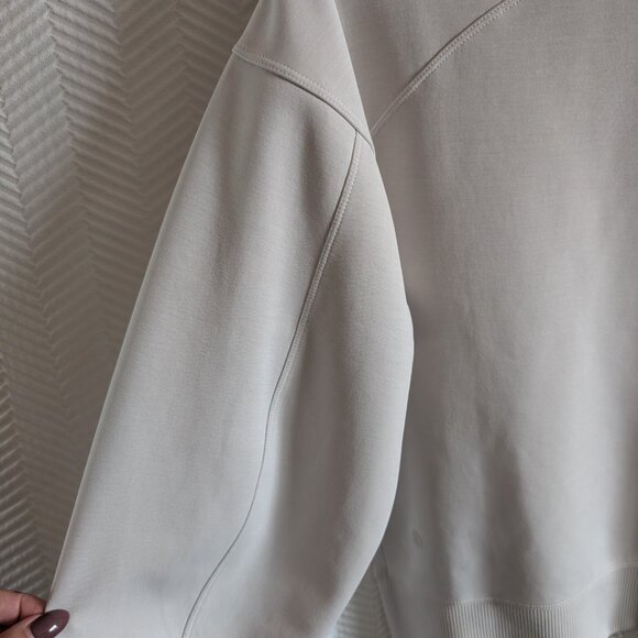 Lululemon Softstreme Turtleneck Pullover White Opal Size 4 Athleisure Neutral - Picture 9 of 15